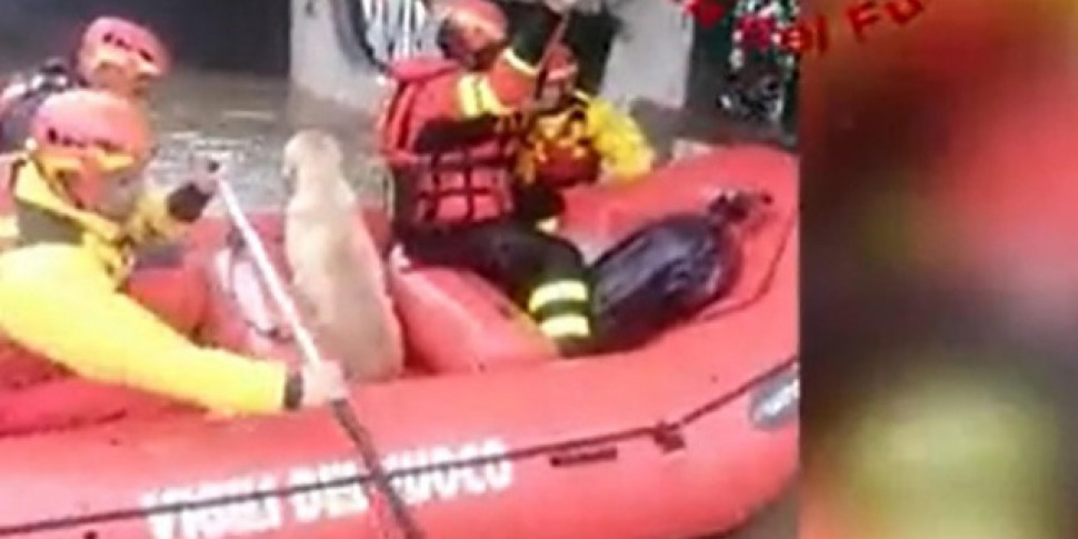 Maltempo A Siracusa Soccorsi Con Un Gommone Un Uomo E Il Suo Cane