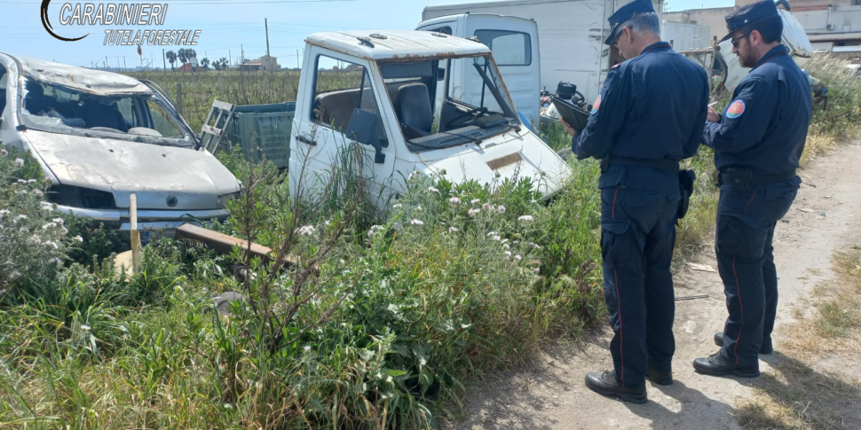 Scoperta Una Discarica Abusiva Con Mezzi In Abbandono A Marsala Due