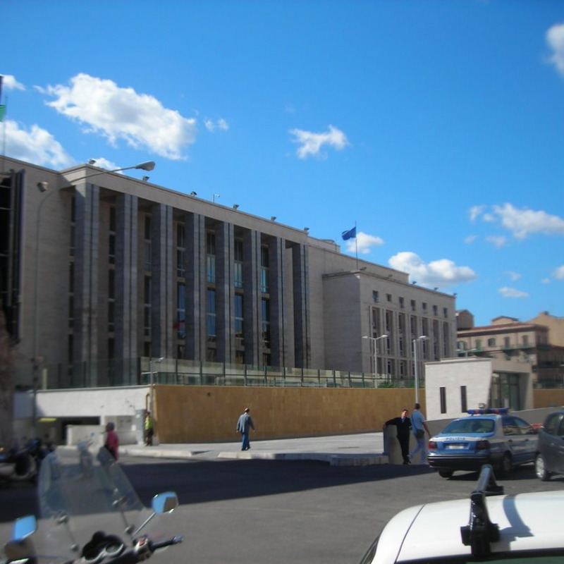 Il Palazzo di giustizia di Palermo
