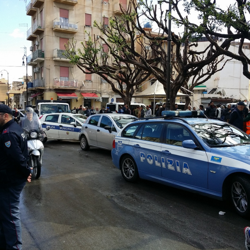 Controlli della polizia a Ballarò (foto archivio)