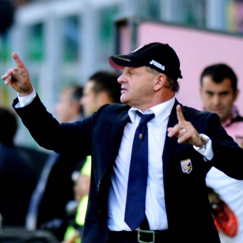 L'allenatore del Palermo, Beppe Iachini