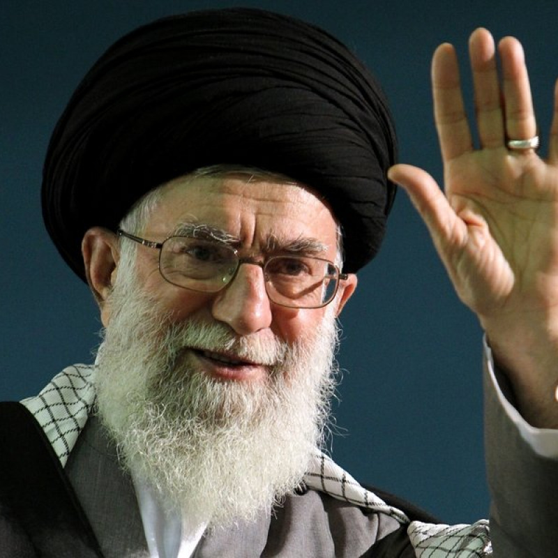 La guida suprema dell'Iran, l'Ayatollah Ali Khamenei
