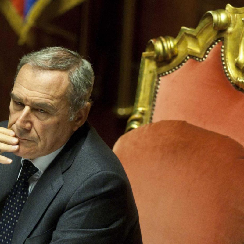 Il presidente del Senato, Pietro Grasso