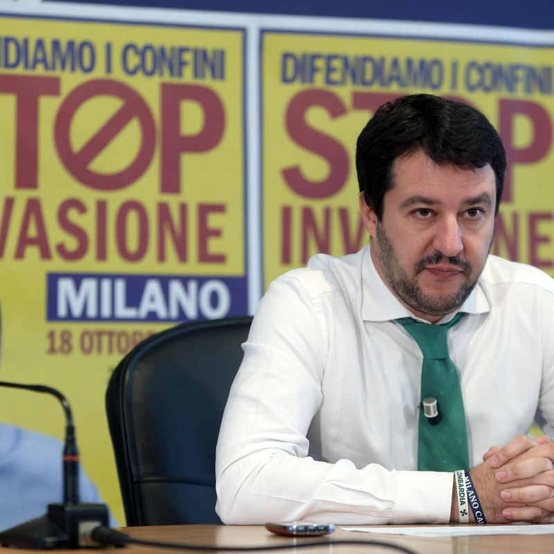 Il leader della Lega, Matteo Salvini