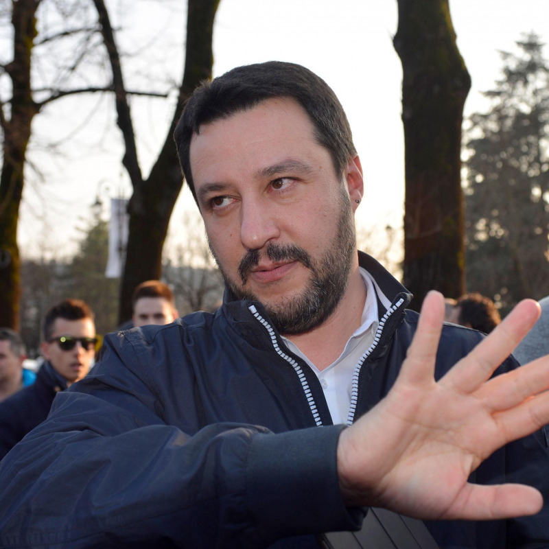 Il leader della Lega, Matteo Salvini