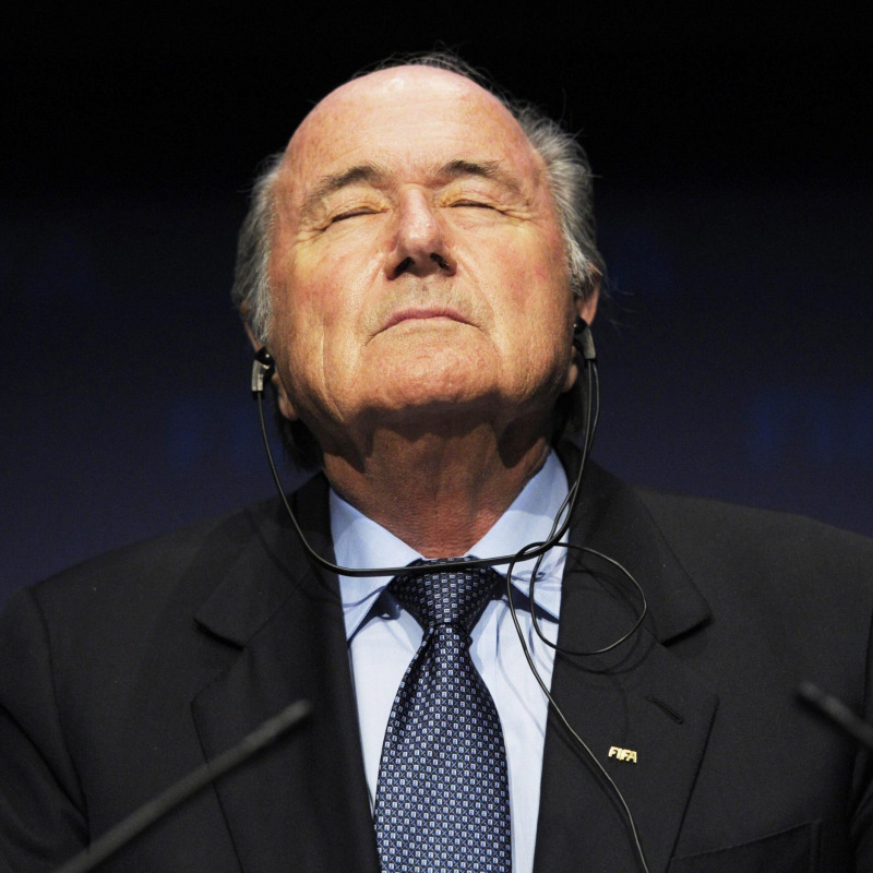 Il presidente della Fifa Sepp Blatter
