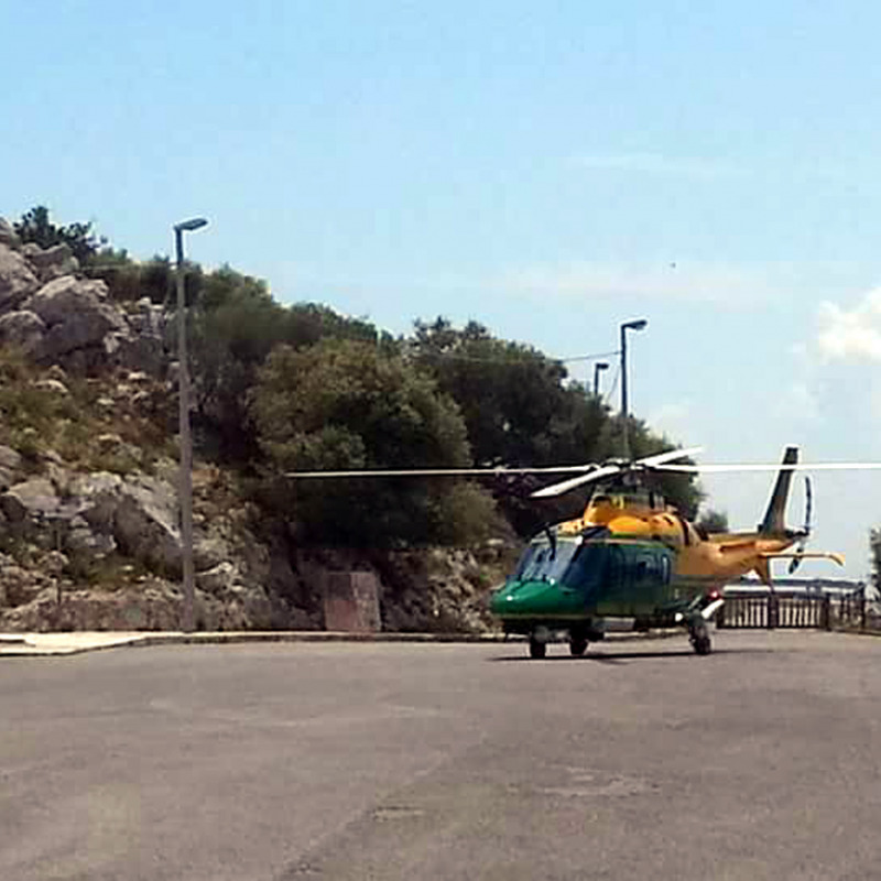 L'Agusta MCH109A-Nexus, in dotazione alla sezione Aerea della Guardia di Finanza di Palermo