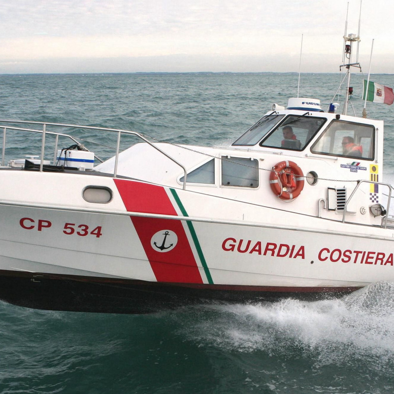 Il traghetto Snav Toscana che che ha preso fuoco mentre era ormeggiato nel porto di Palermo - Ansa