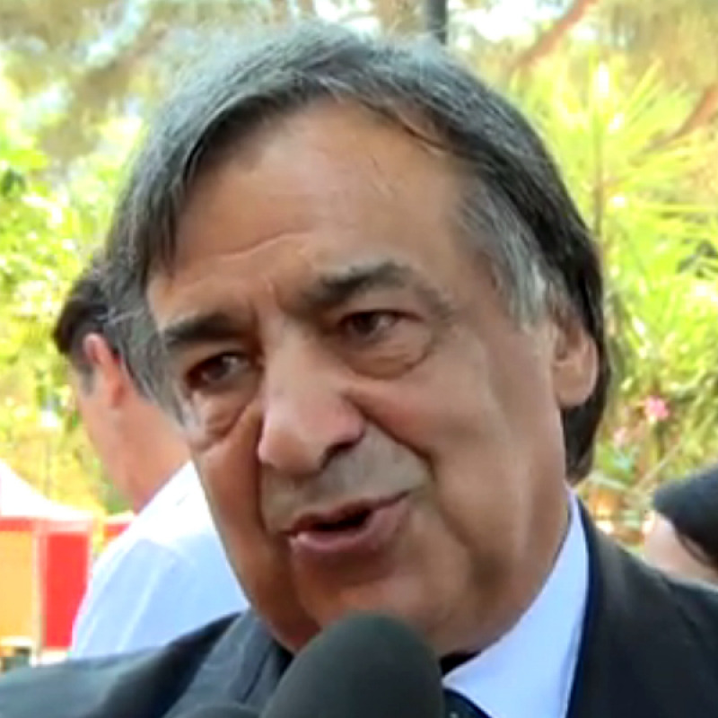 Il sindaco di Palermo Leoluca Orlando