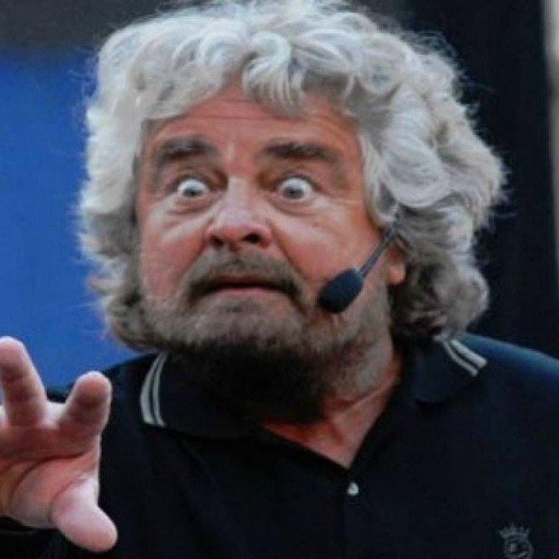 Il leader del Movimento 5 stelle Beppe Grillo