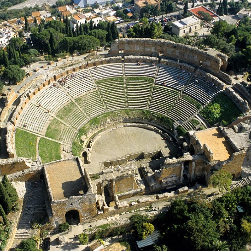 Taormina, il teatro visto dall'alto