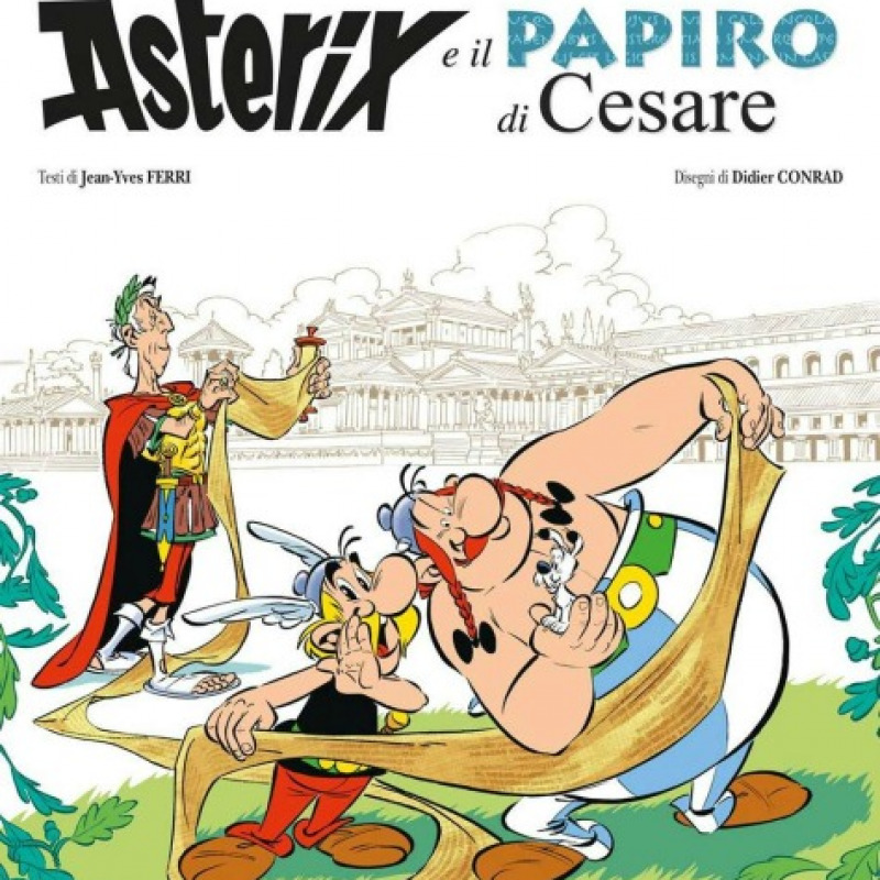 La copertina de "Il papiro di Cesare"