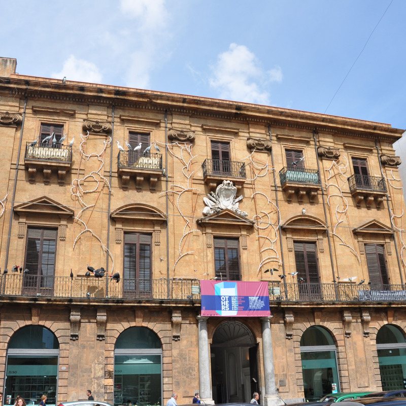 Palazzo Belmonte Riso dove fino al 26 novembre è stata allestita la mostra Videoinsight Collection