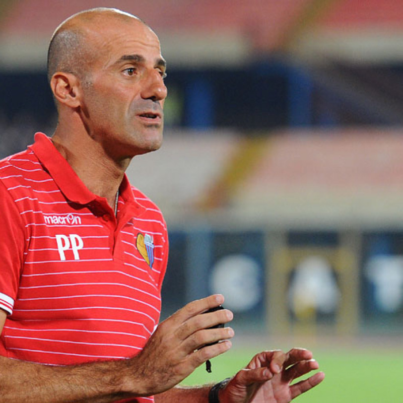 L'allenatore del Catania Giuseppe Pancaro