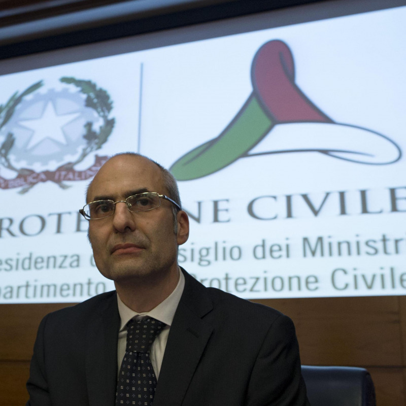 L'ex capo della Protezione civile, Fabrizio Curcio