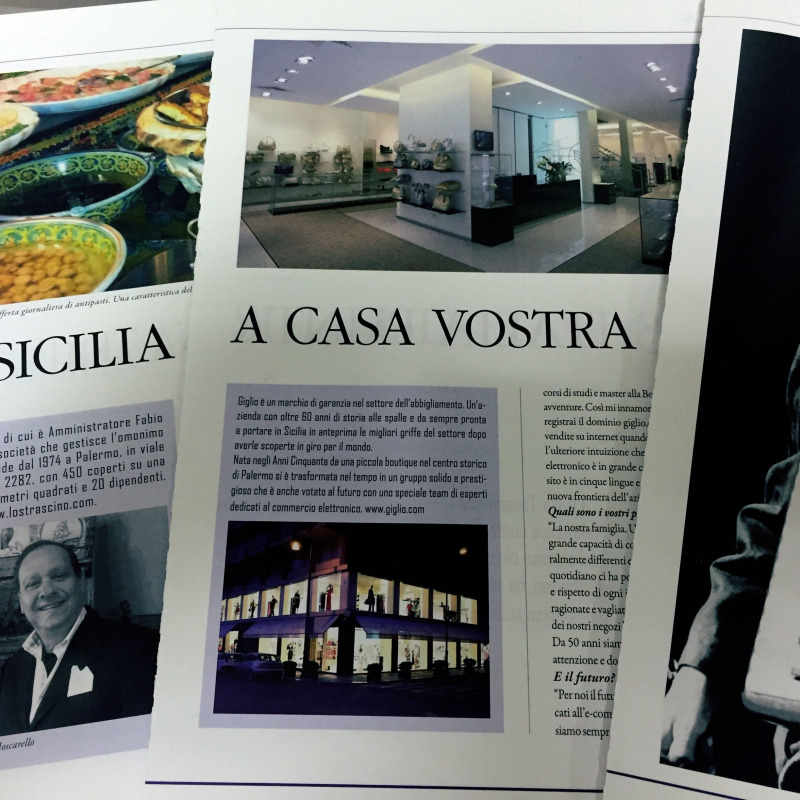 Alcune pagine del volume «Eccellenze di Sicilia» che sarà distribuito oggi in edicola col Giornale gratuitamente