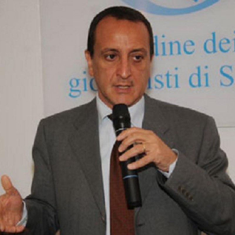 Il presidente dell'Ordine dei giornalisti di Sicilia, Riccardo Arena