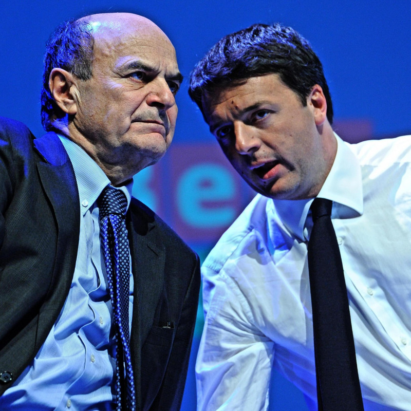 Pierluigi Bersani e Matteo Renzi