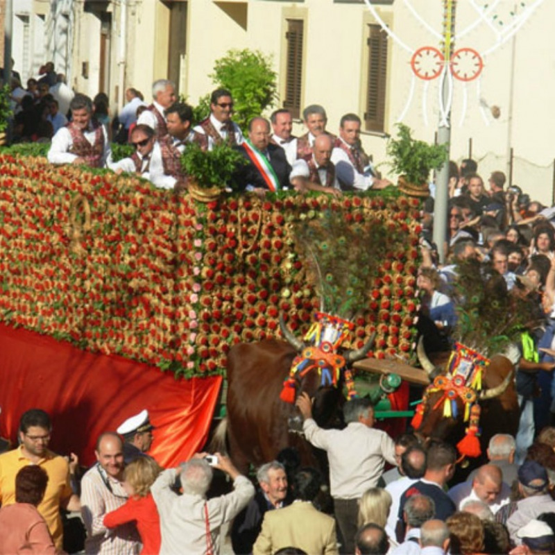 Un momento della festa della Madonna di Tagliavia a Vita (foto da turismo.trapani.it)