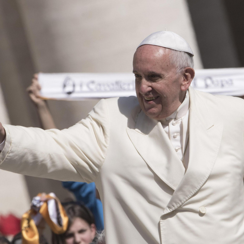 Il Papa saluta i gruppi italiani all'udienza giubilare