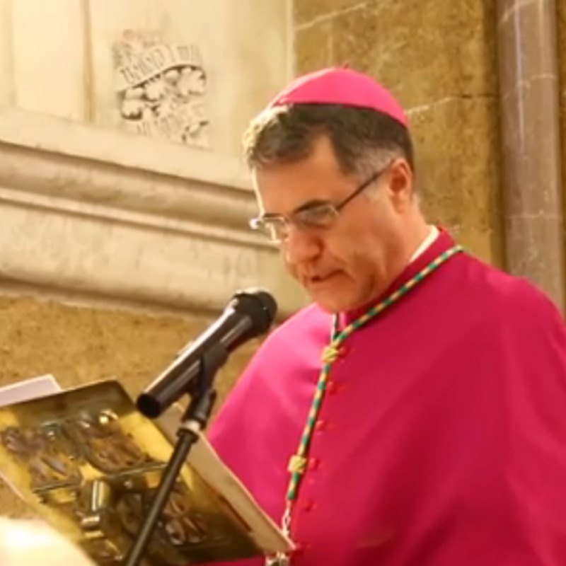 L'arcivescovo di Palermo, Corrado Lorefice