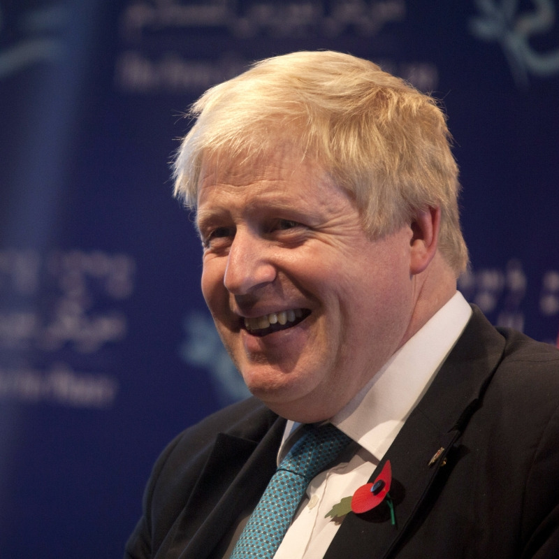 L'ex sindaco di Londra. Boris Johnson