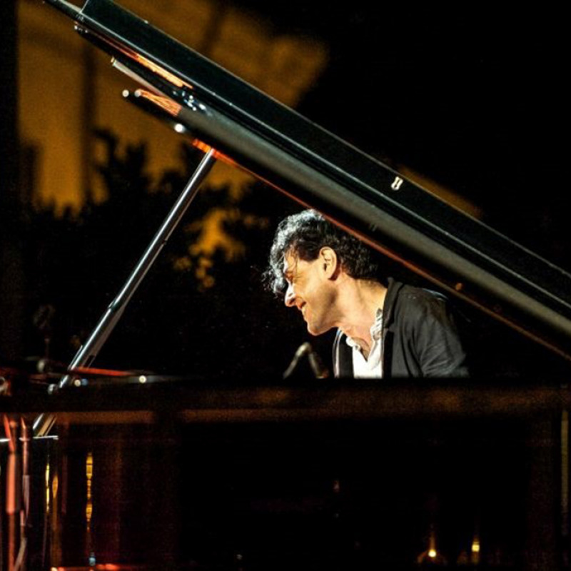 Ezio Bosso in concerto al teatro di Verdura di Palermo