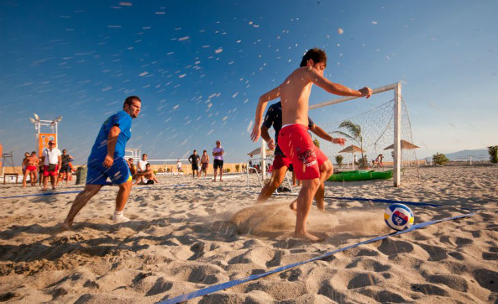 Sport shop in spiaggia