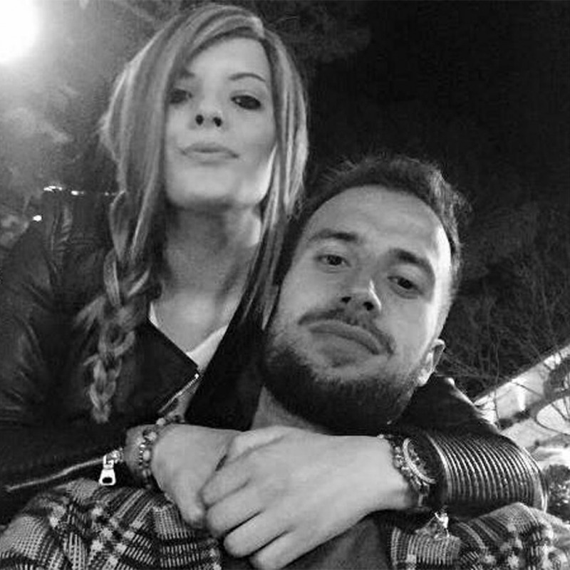 Federico Morandi con la fidanzata Giorgia Libero in una foto tratta dal suo profilo Facebook