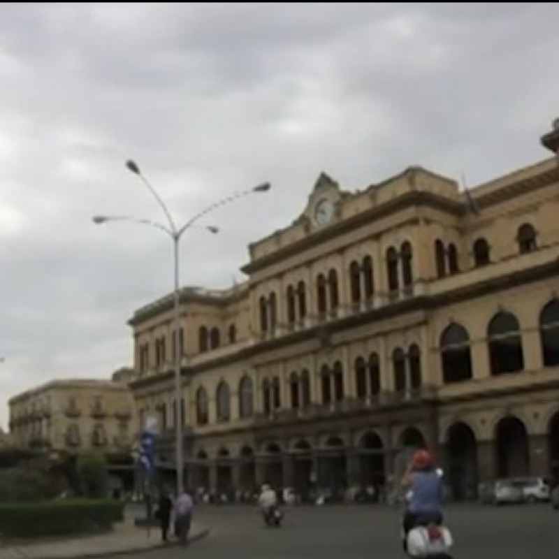 La stazione centrale di Palermo
