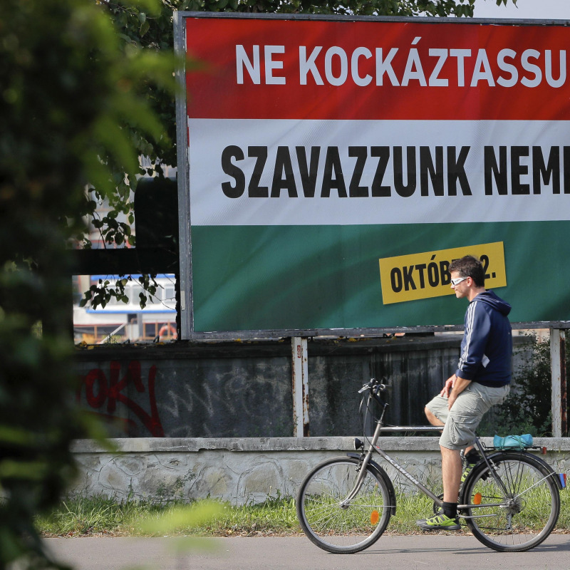 Il referendum in Ungheria sulle quote migranti dell'Ue - Fonte Ansa