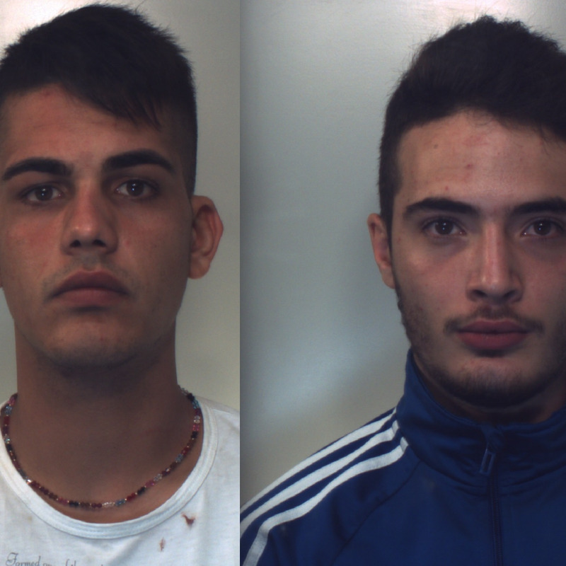 I due gelesi arrestati: Alessandro Italiano e Giuseppe Perrotta