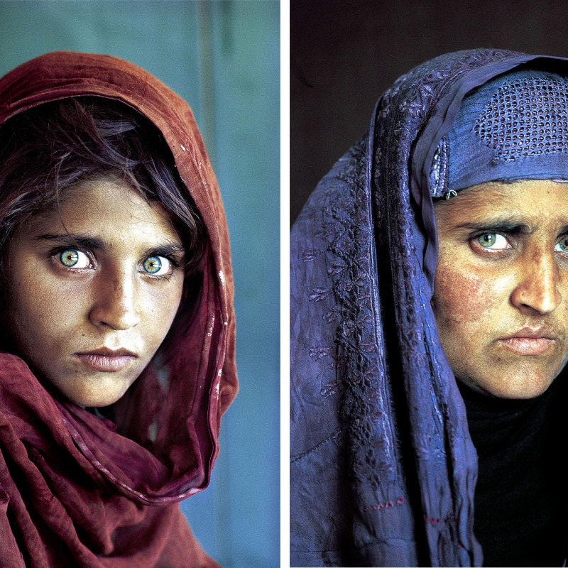 Sharbat Gula, nella foto che l'ha resa simbolo della guerra in Afghanistan