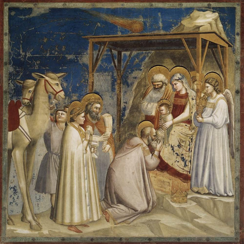 L'Adorazione dei Magi di Giotto