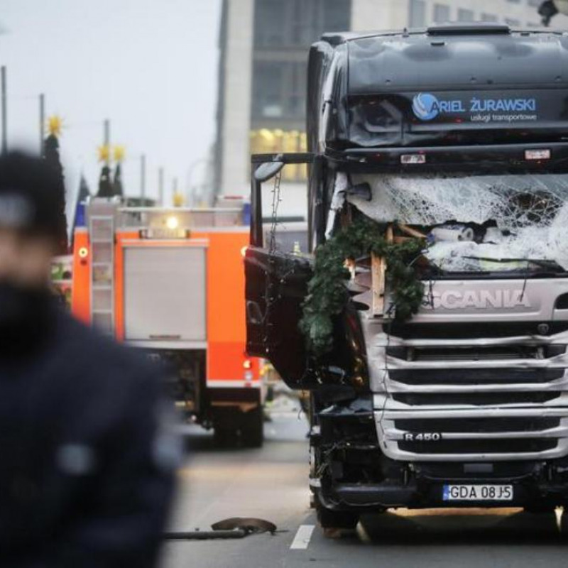 Immagine del camion della strage di Berlino - Fonte Ansa