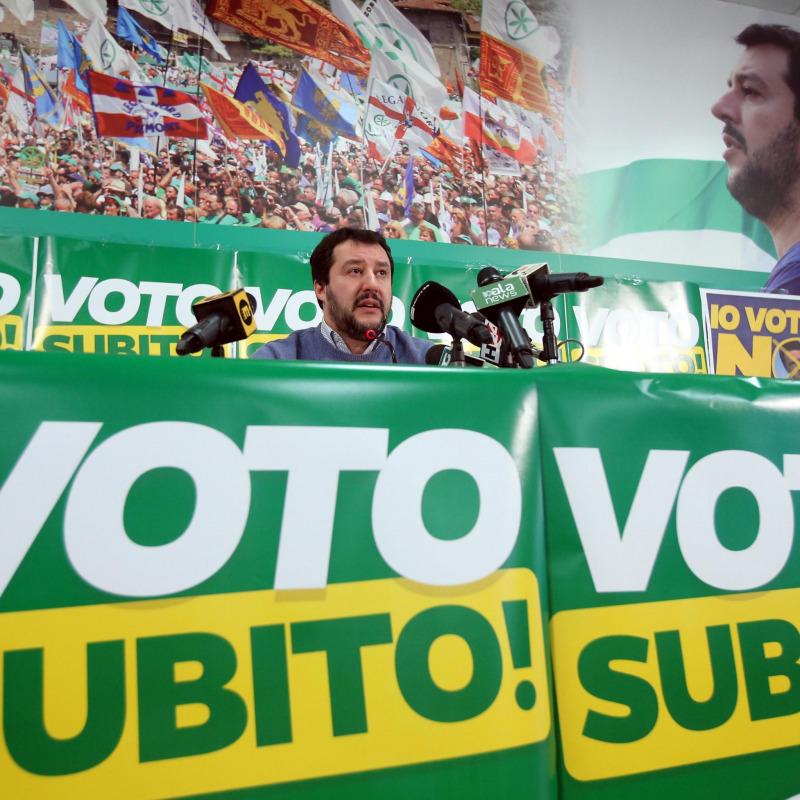 Il segretario della Lega Nord, Matteo Salvini - Fonte Ansa