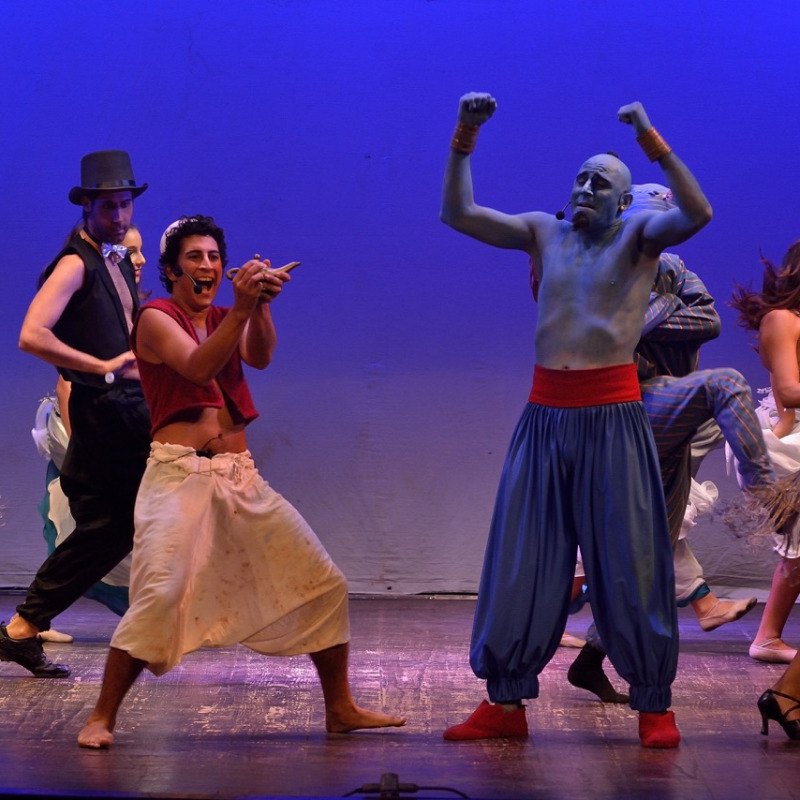 L'allestimento di Aladin al teatro Savio di Palermo