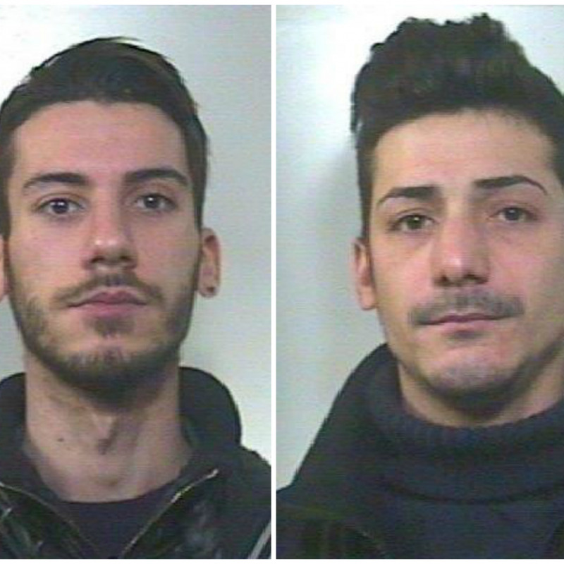 Gli arrestati: Domenico Lo Verso e Giuseppe Pandolfini