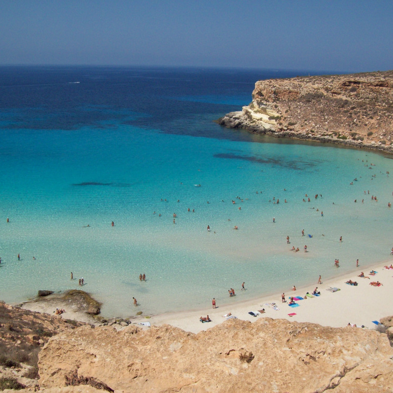 La spiaggia dei Conigli a Lampedusa
