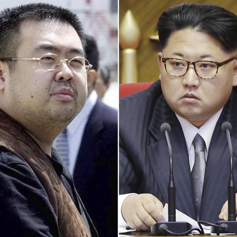A sinistra Kim Jong Nam, fratellastro del leader nordcoreano Kim Jong Un