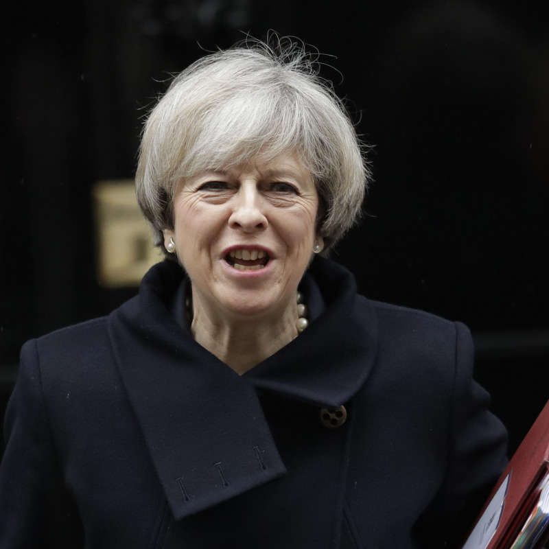 Il primo ministro inglese Theresa May