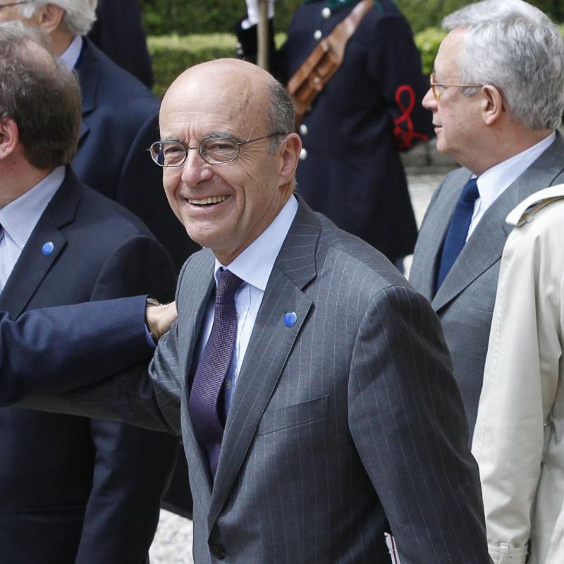 Alain Juppè, ex ministro degli Esteri francesi durante una visita in Italia - Ansa
