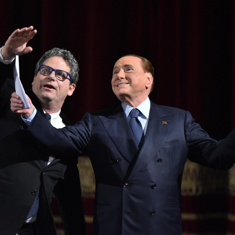 Gianfranco Miccichè e Silvio Berlusconi