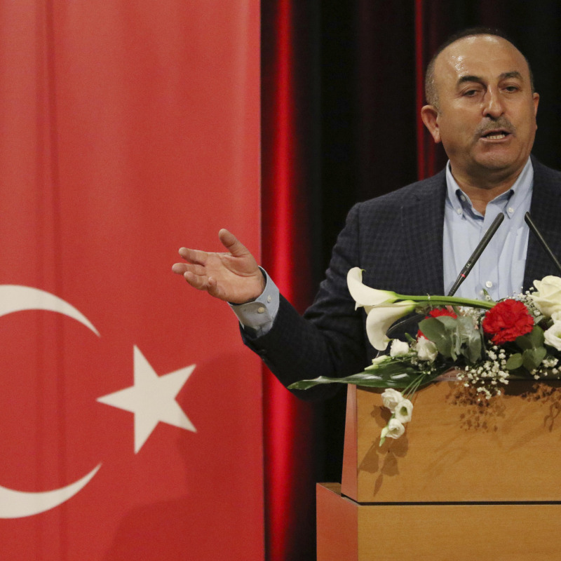 Mevlut Cavusoglu, il ministro degli Esteri della Turchia
