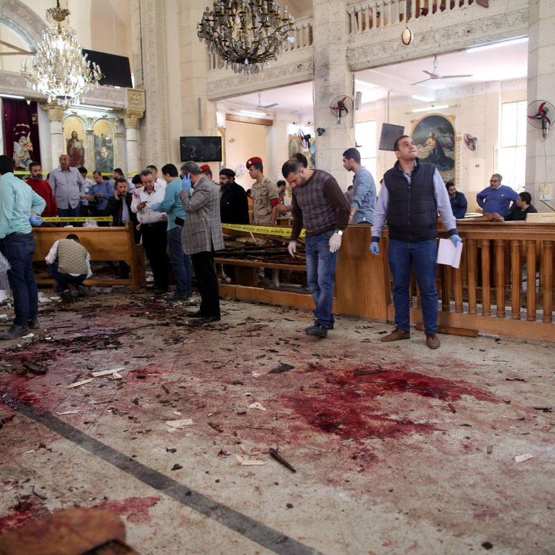 Egitto, bomba esplode in una chiesa cristiana a Tanta - Ansa