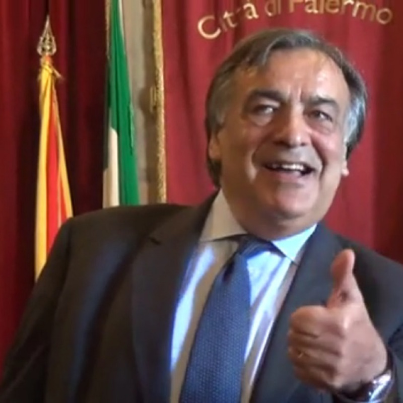 Il sindaco di Palermo, Leoluca Orlando
