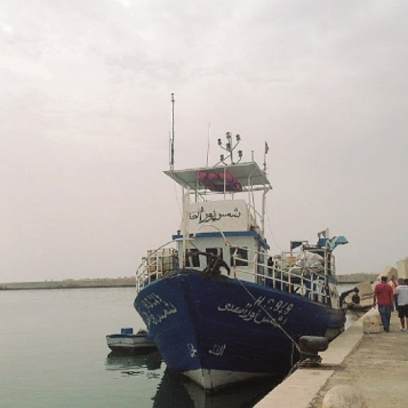 L'imbarcazione tunisina