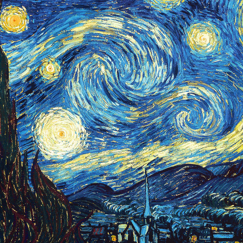 La "Notte stellata" di Van Gogh