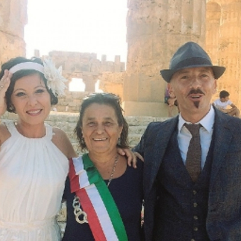 Angela Restivo e Pietro Bisconti sposati da Giovanna Tilotta