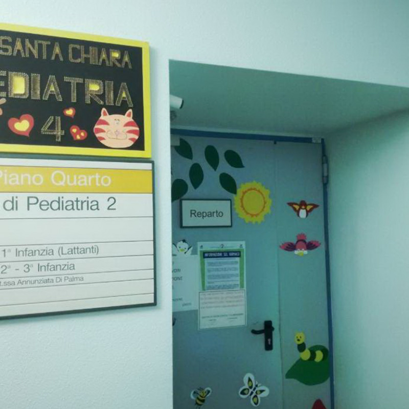 Il reparto Pediatria di Trento